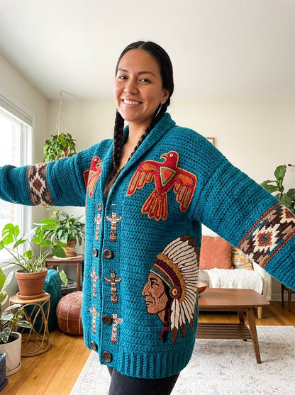 Native American cardigans