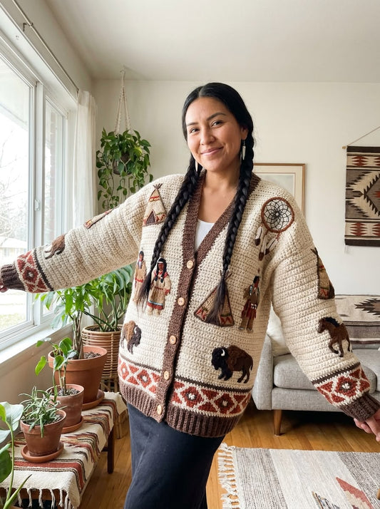 Native American cardigans
